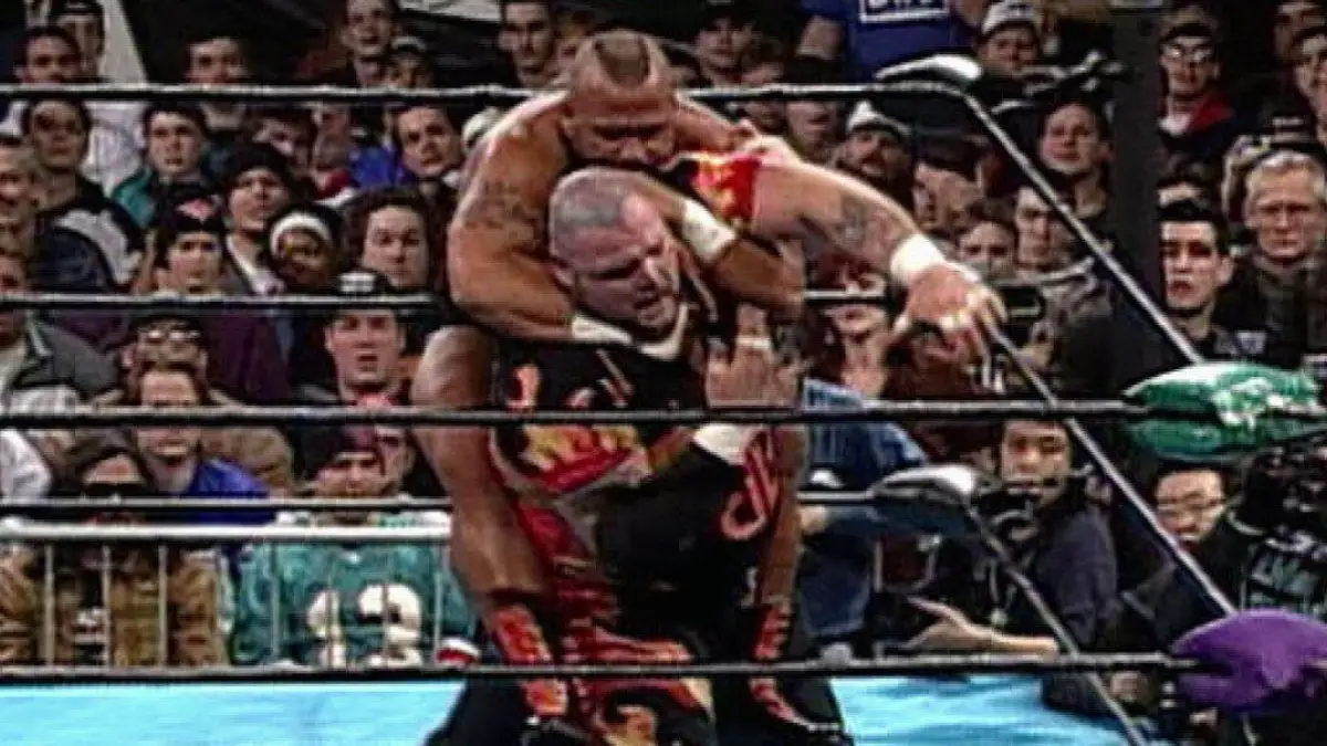 Taz bam bam bigelow ecw big jump